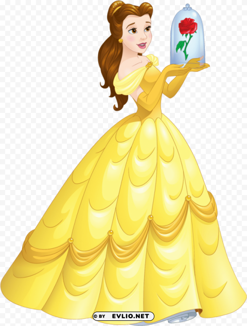 beauty and the beast cartoon themes PNG for mobile apps