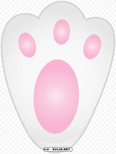 bunny paw transparent PNG Graphic Isolated with Transparency