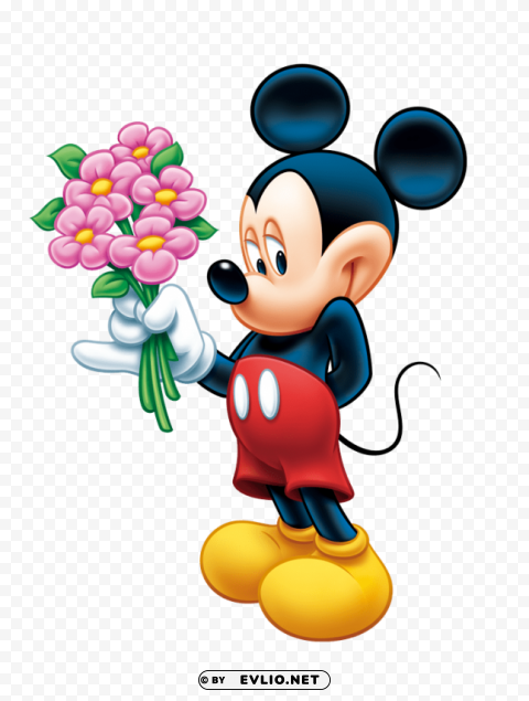 Mickey Mouse Flower PNG Transparent Icons For Web Design