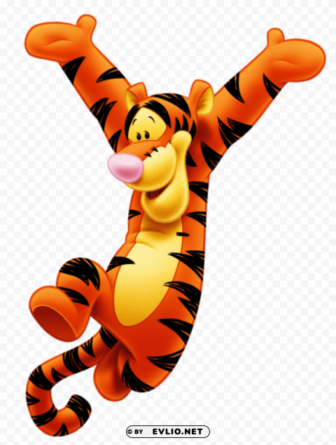 tigger ClearCut Background PNG Isolated Subject