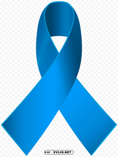 blue awareness ribbon PNG Graphic with Isolated Transparency