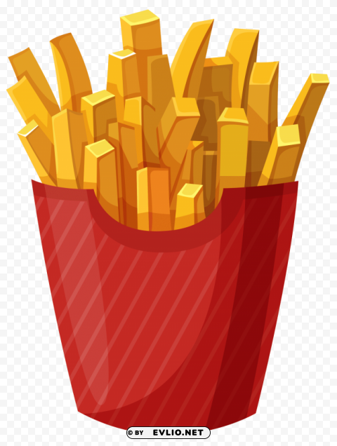 fries PNG transparent design