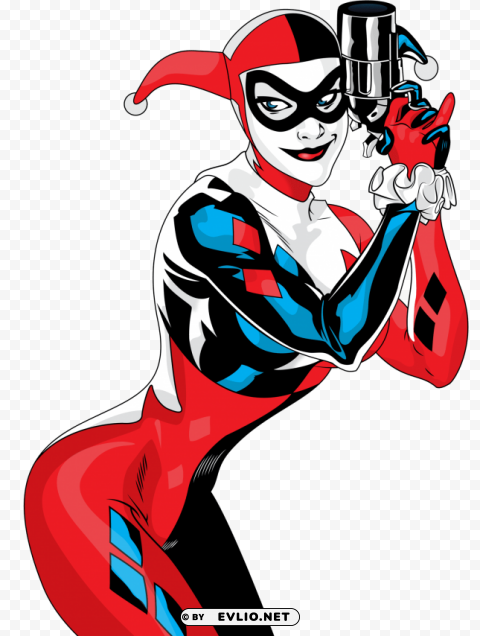 harley quinn PNG files with transparent backdrop