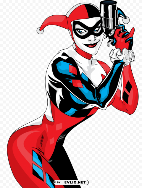 harley quinn PNG files with transparent backdrop clipart png photo - 06980228