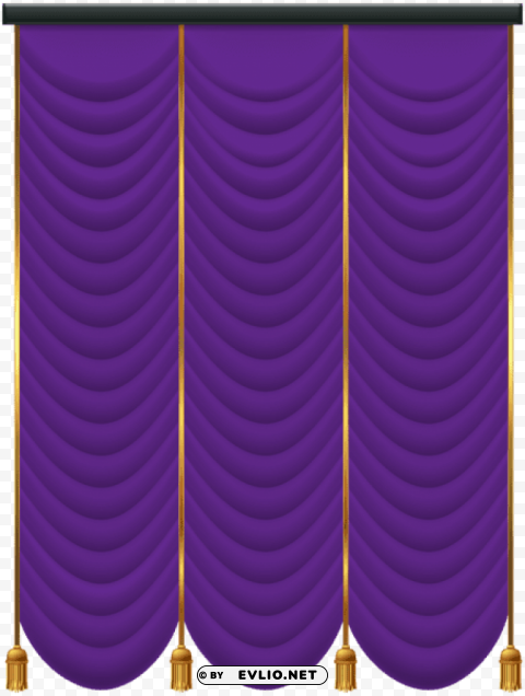 purple curtain transparent PNG Graphic with Clear Isolation