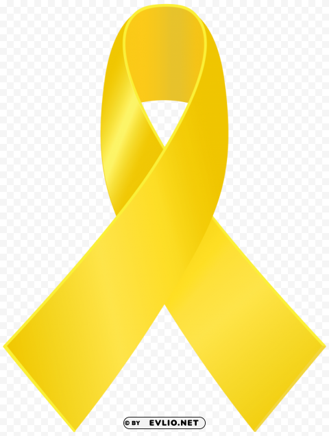 yellow awareness ribbon PNG graphics with alpha transparency broad collection