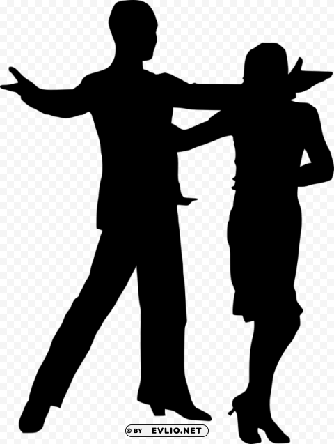 Couple Dancing Silhouette PNG For Social Media