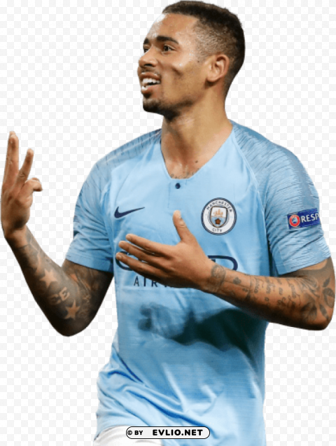 Gabriel Jesus PNG Files With Clear Backdrop Collection