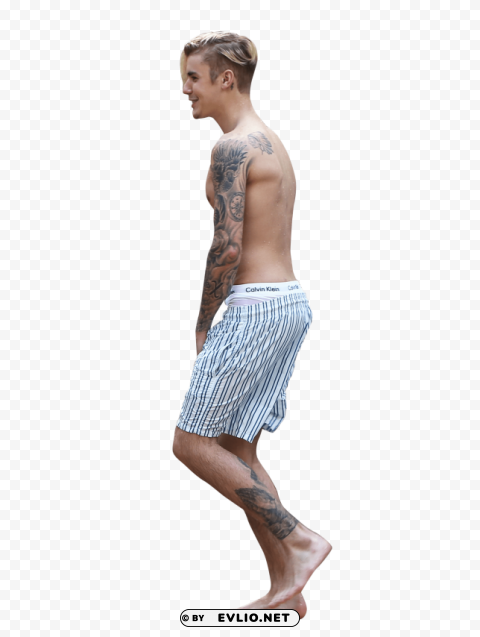 justin bieber in underpants PNG transparent photos extensive collection