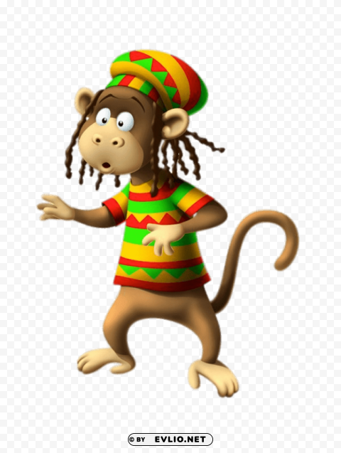 Zigby Character Monkey PNG For Blog Use