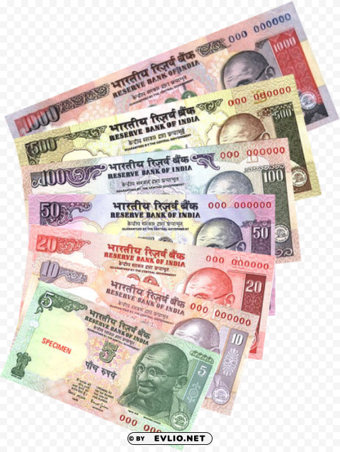 indian money PNG for educational use