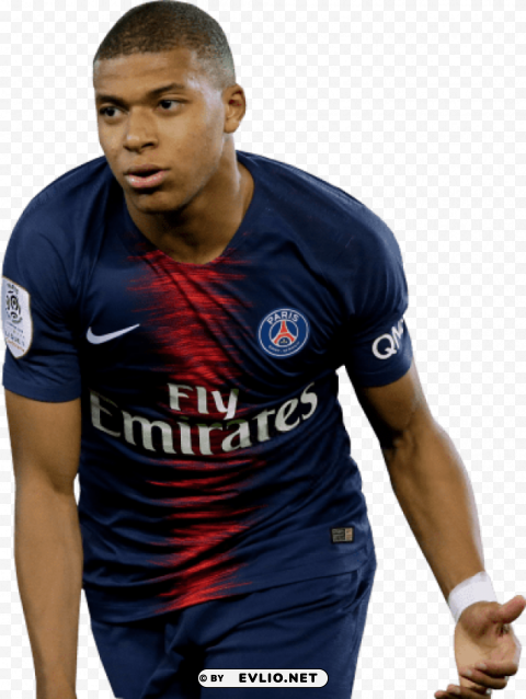 kylian mbappé PNG for mobile apps