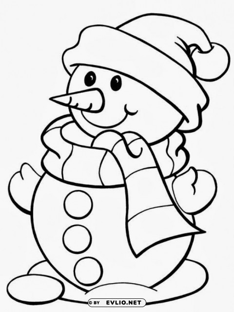 coloring pages christmas color PNG images with clear alpha channel