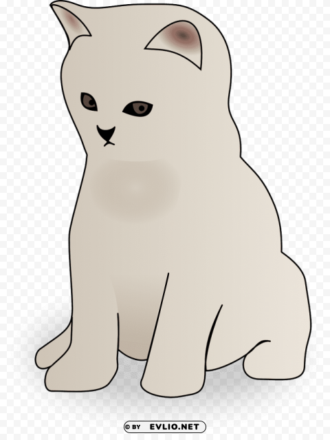 cute kittens Isolated Character in Transparent Background PNG