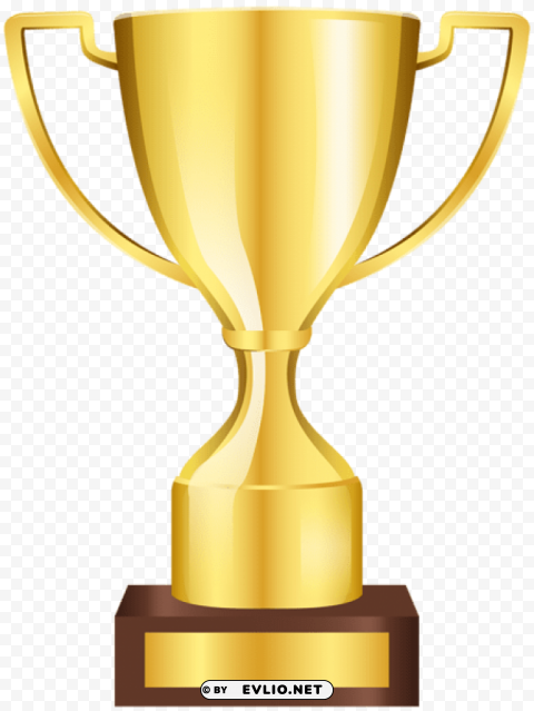 gold cup transparent PNG Image Isolated with Transparency