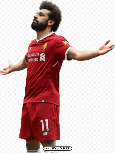 Download mohamed salah PNG Image Isolated on Clear Backdrop png images background ID 4385f5ab