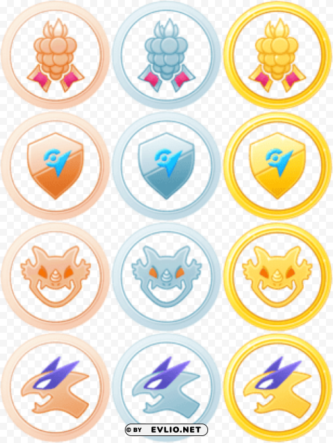 new pokemon go badges Isolated Item on Clear Transparent PNG PNG transparent with Clear Background ID a2421cc0
