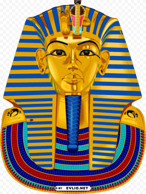 Headdress of the Egyptian Pharaoh Tutankhamun PNG images with no watermark