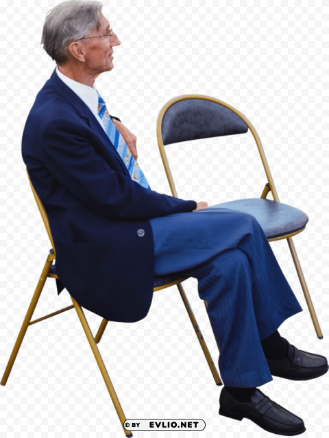 Transparent background PNG image of sitting at a wedding PNG Image with Transparent Background Isolation - Image ID 97f3b68f