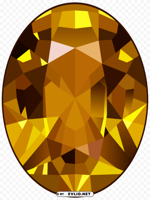 topaz gem PNG Isolated Design Element with Clarity