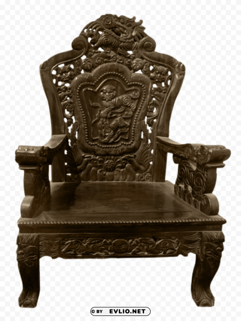transparent carved wooden chair Clear PNG pictures assortment