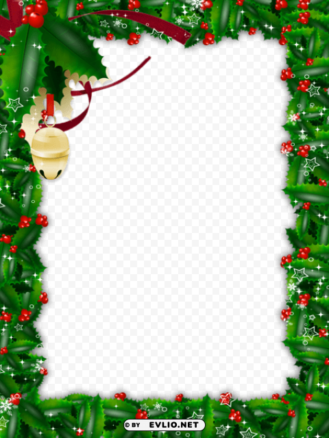  christmas green photo frame PNG transparent backgrounds