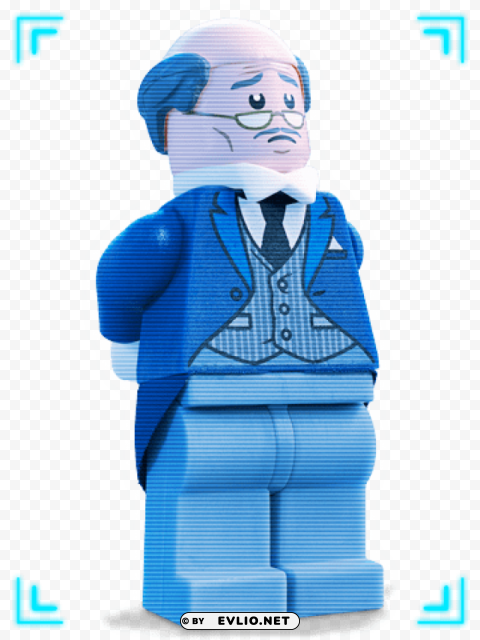 alfred lego from batman lego movie Free PNG download no background
