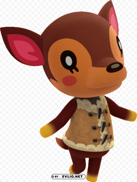 animal crossing fauna Isolated Design Element in PNG Format