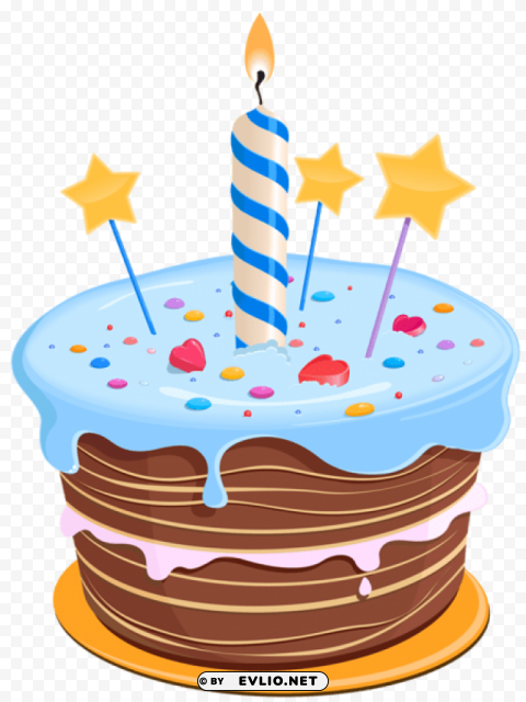 birthday cake with stars Clear Background PNG with Isolation PNG images with transparent backgrounds - Image ID 3c2f3494