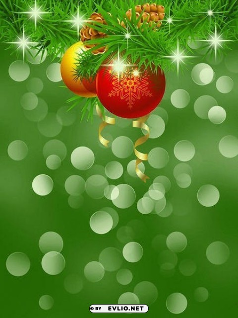 christmas green PNG files with no background assortment