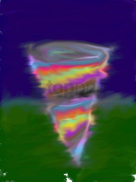 colorful tornado PNG for blog use