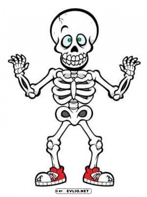 cute halloween skeleton drawing art of cute halloween PNG Graphic Isolated with Transparency