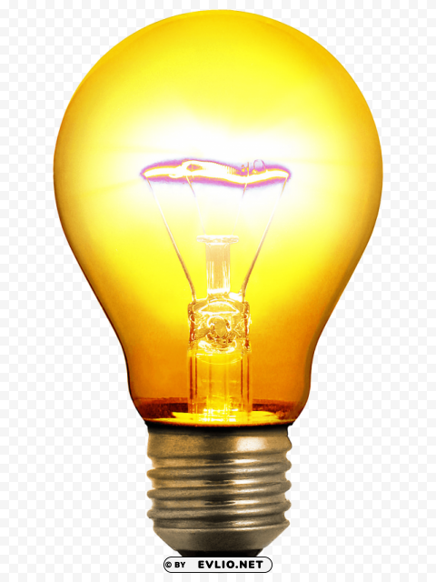 Bright Yellow Lamp - Image ID abb5ac0d Isolated Artwork in HighResolution PNG