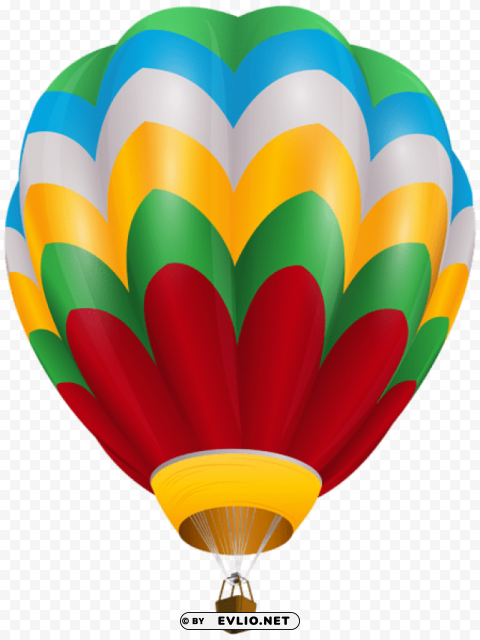 hot air balloon Transparent Background PNG Isolated Character