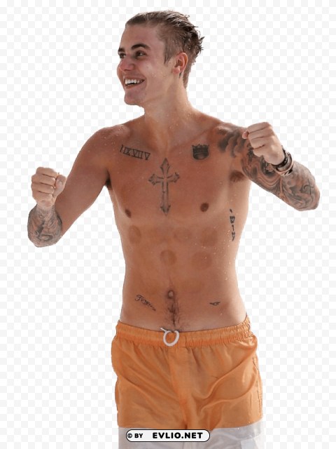 justin bieber topless PNG photos with clear backgrounds png - Free PNG Images ID 6667e520