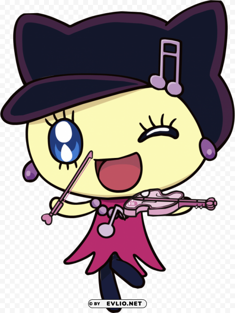 Melodytchi Playing The Violin PNG Transparent Graphic