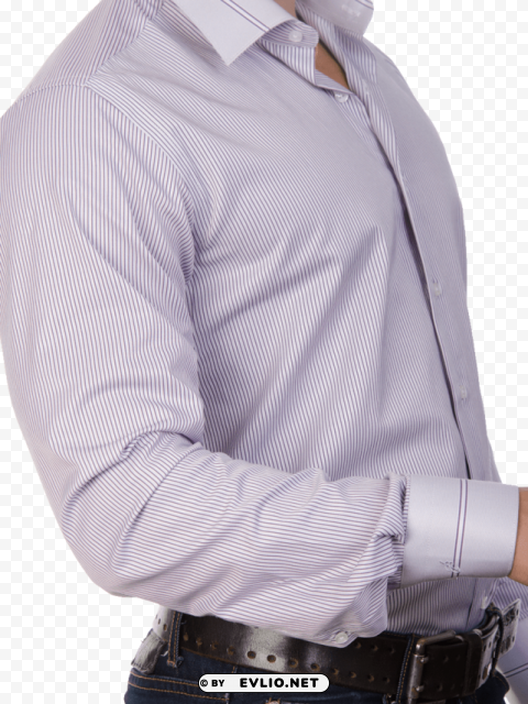 multiple stripe full sleeve shirt Isolated Subject in HighQuality Transparent PNG