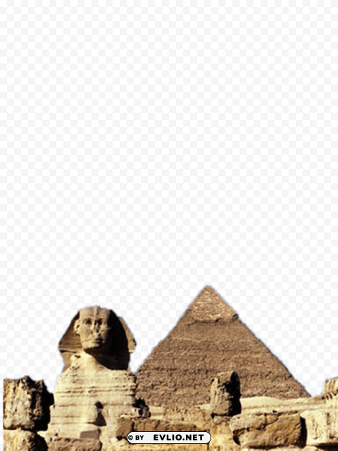 Transparent PNG image Of Sphinx and Pyramid in Egypt PNG images with no background needed - Image ID da399074