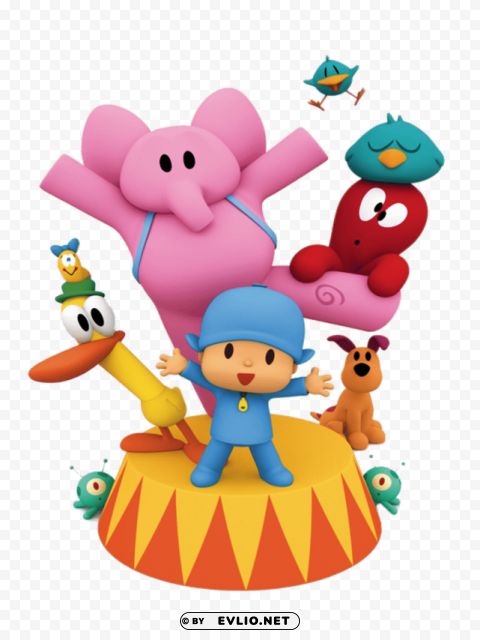 Pocoyo Circus PNG For Digital Design