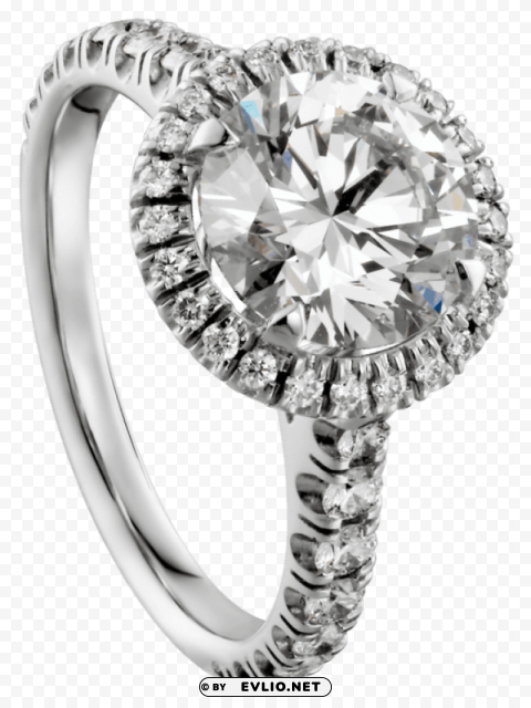ring with white diamond HighQuality Transparent PNG Isolated Graphic Design