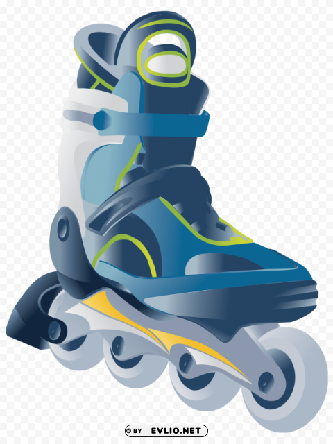 Roller Skates PNG Image With Isolated Graphic Element