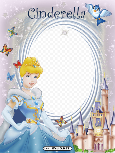  frame princess cinderella HighQuality Transparent PNG Isolated Object