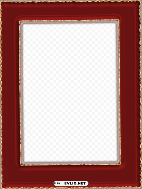  Red And Gold Frame HighResolution Transparent PNG Isolated Element