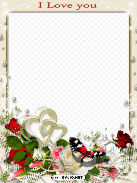  romantic frame love you PNG images with transparent canvas comprehensive compilation