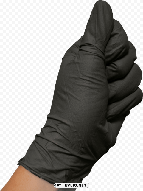 glove on hand PNG no background free