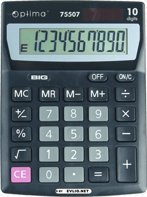 math calculator Transparent Background Isolation in PNG Format