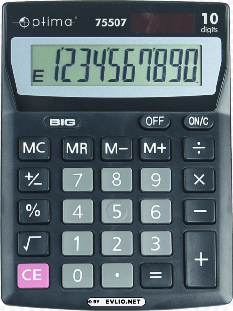 Math Calculator Transparent Background Isolation In PNG Format