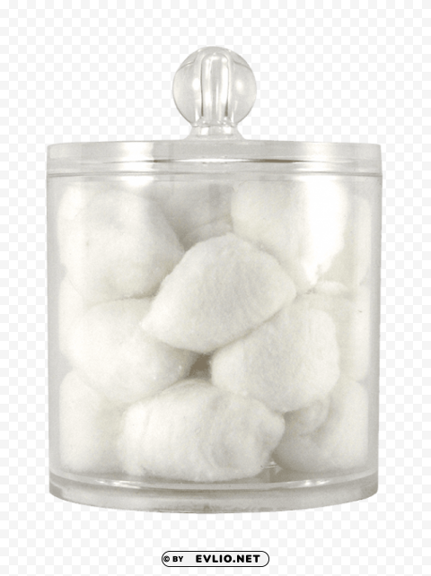 cotton ball Isolated Subject in Transparent PNG Format