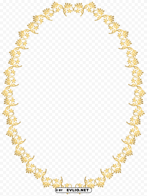 Oval Frame Transparent PNG For Blog Use