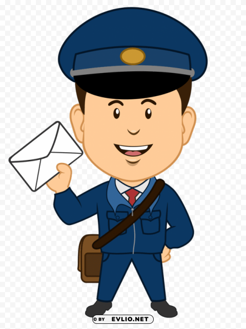 postman PNG images with high-quality resolution